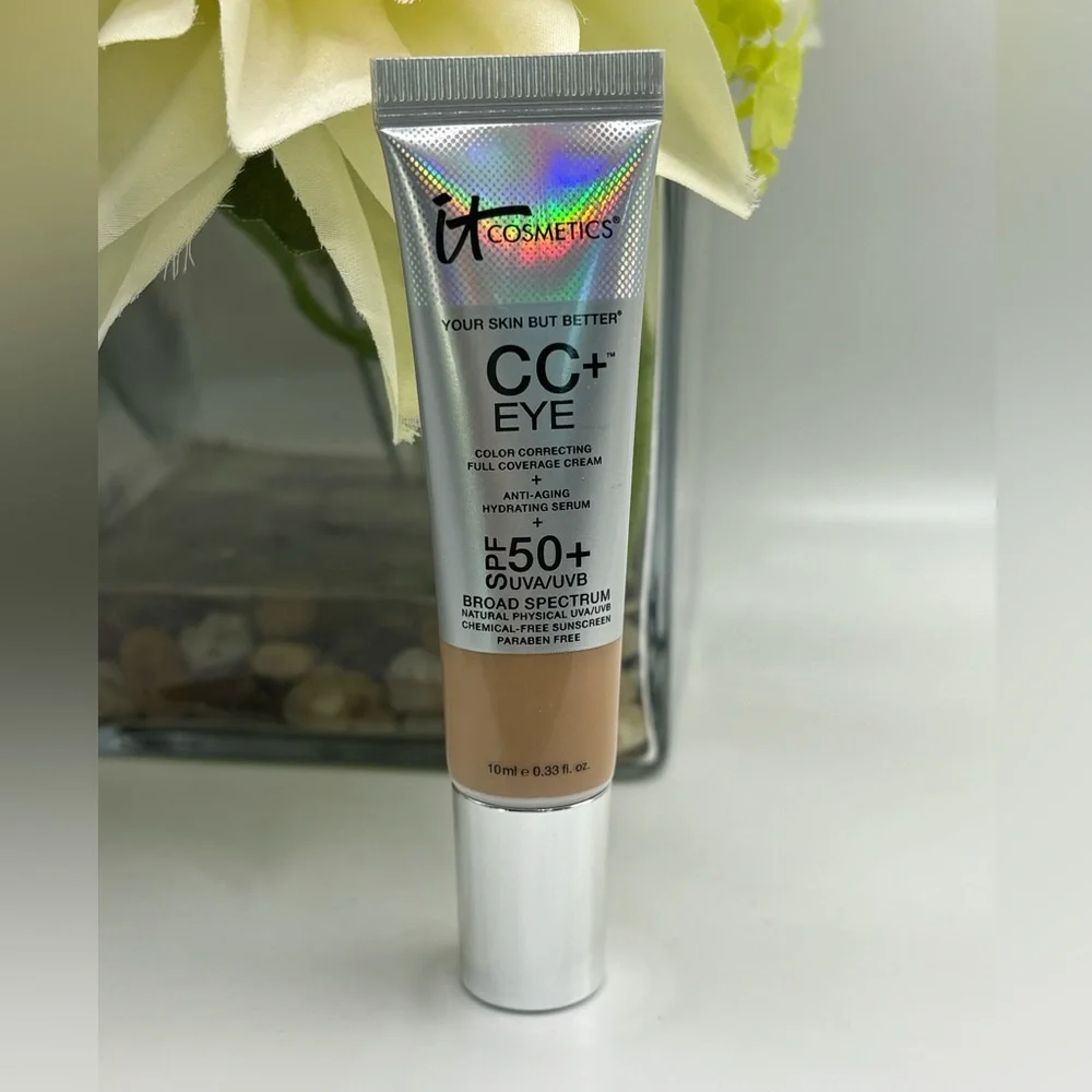It Cosmetics CC+ Eye Color Correcting Full Coverage Cream ~ Medium